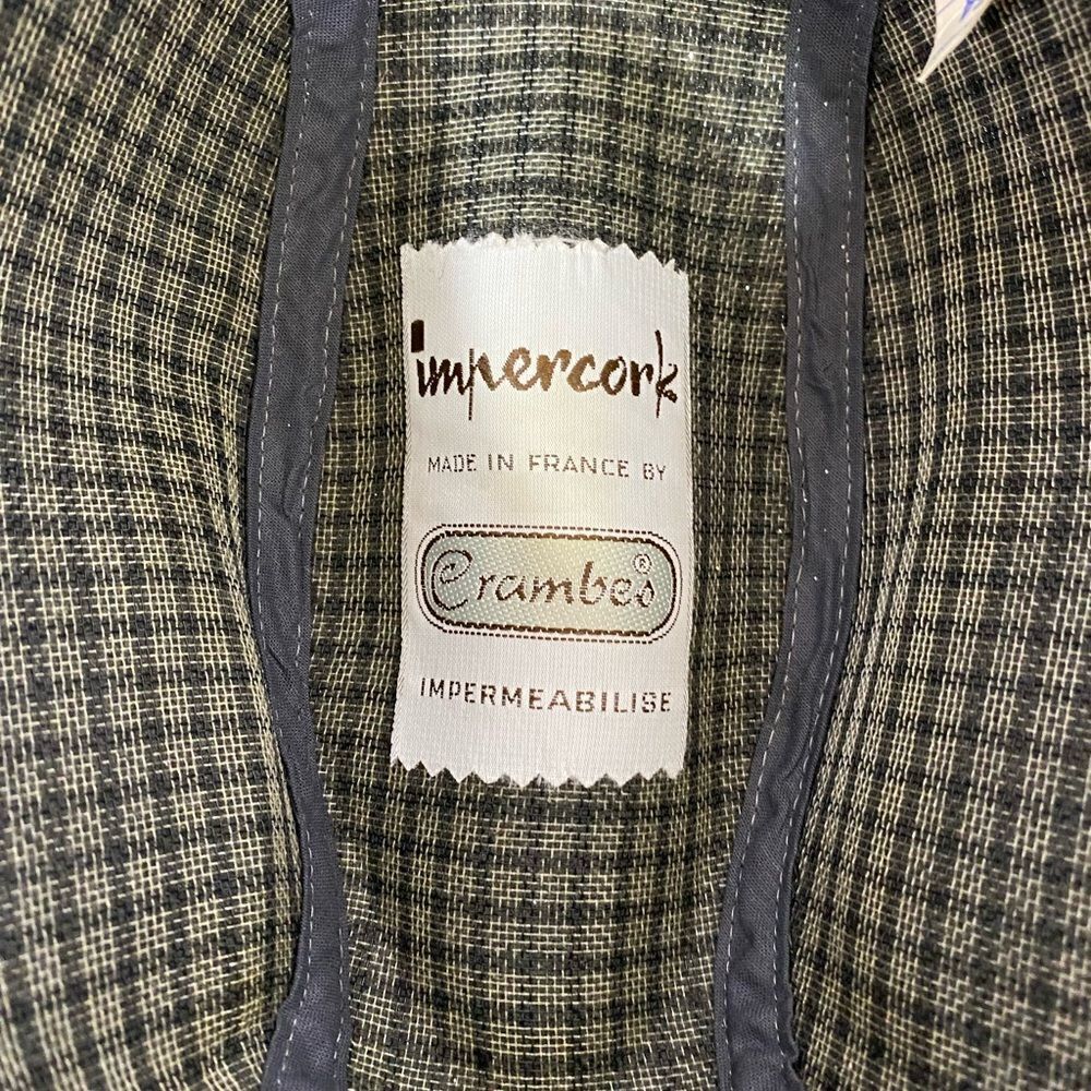 Imercork Crambes Paris France vintage 60’s wool blend gray fedora hat 54-6 5/8 - Picture 8 of 9